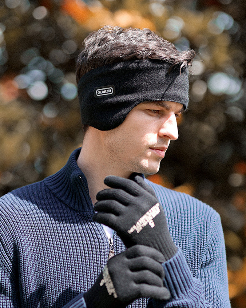 Foldable cold and windproof warm earmuffs