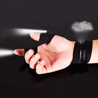 LED gloves with waterproof lights
