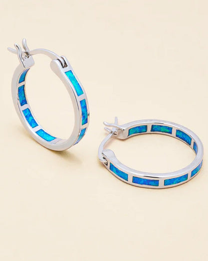 Colorful round earrings