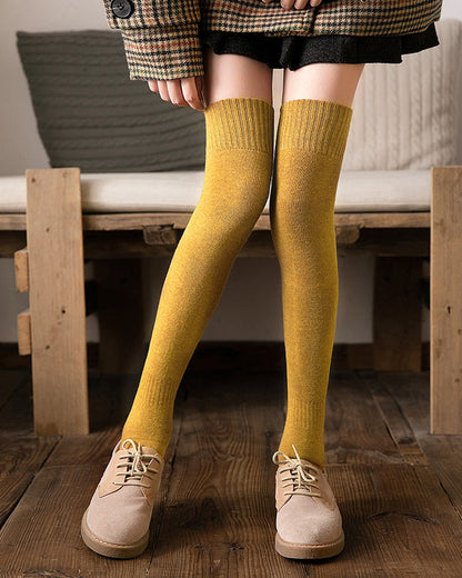 Thick warm over-the-knee socks