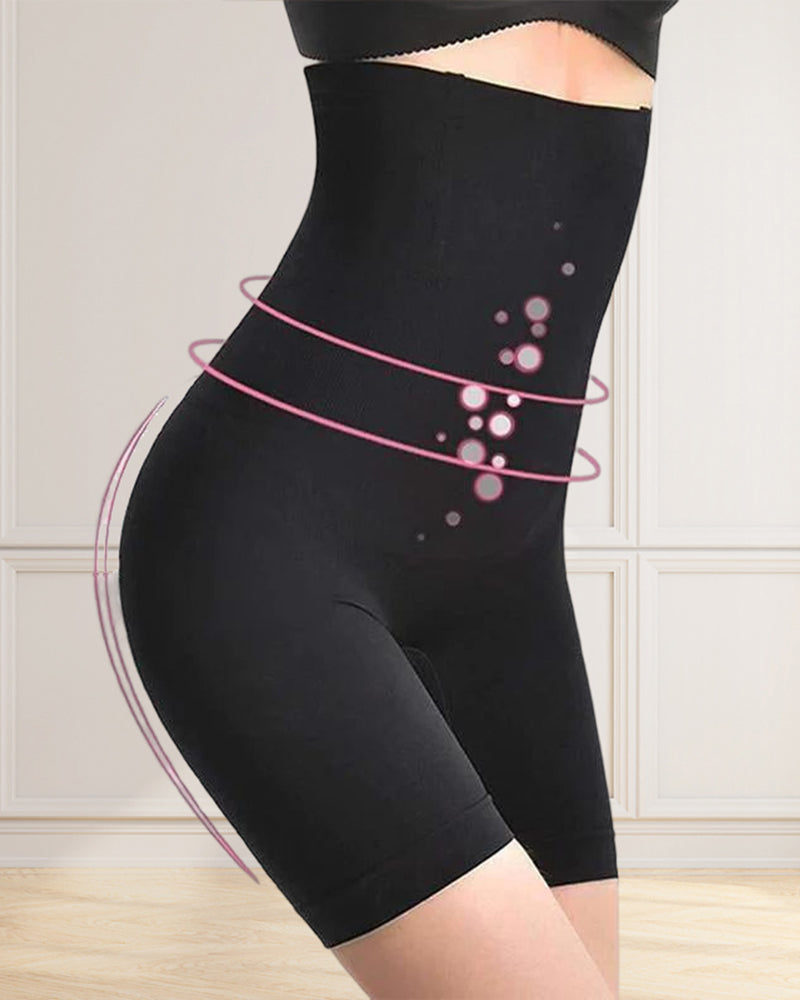 Pants with waist lift and hip shaping 