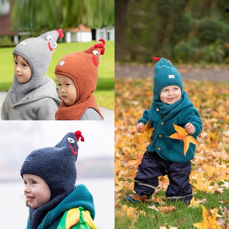 Beautiful rooster hat for children