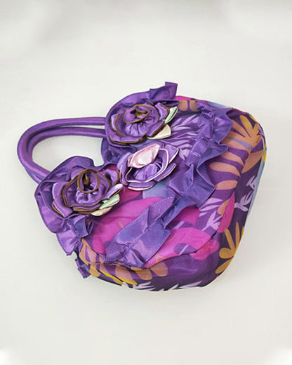 Floral fashion handbag