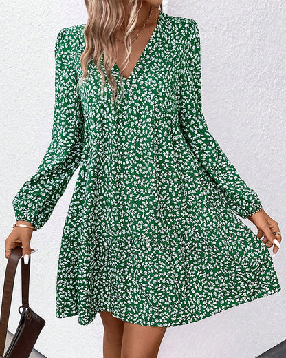 Dress with French print