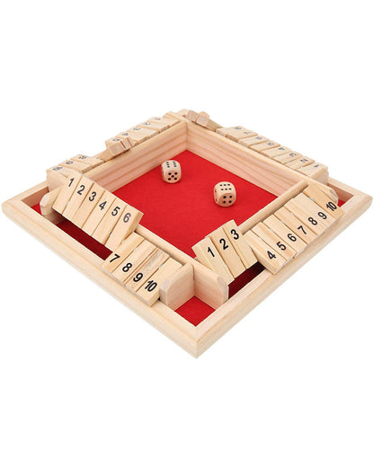 Board game with numbers