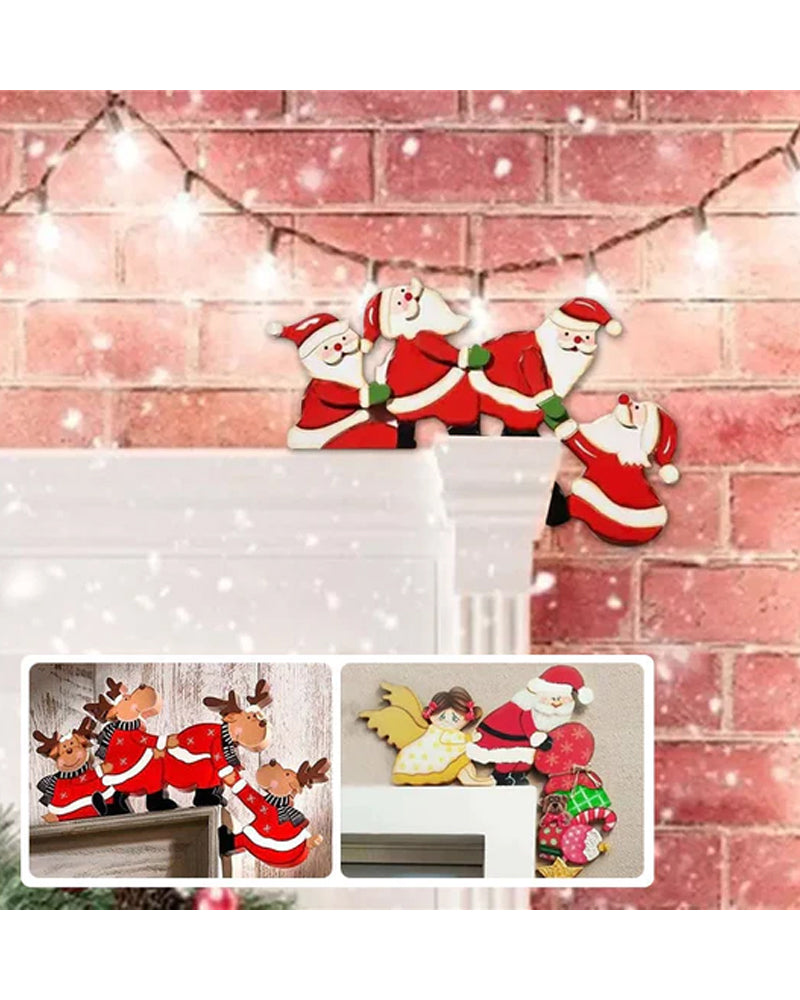 Fun Christmas door frame decorations 