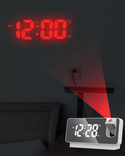 Smart digital projection clock 