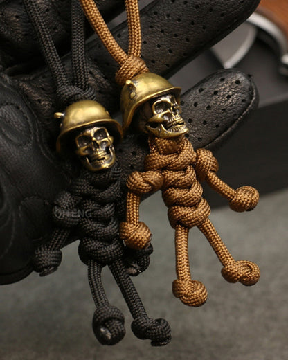 Skull soldier keychain