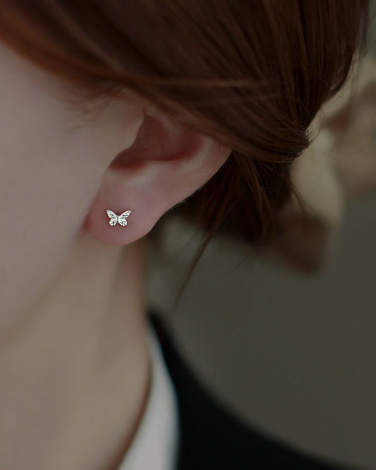 Small butterfly earrings