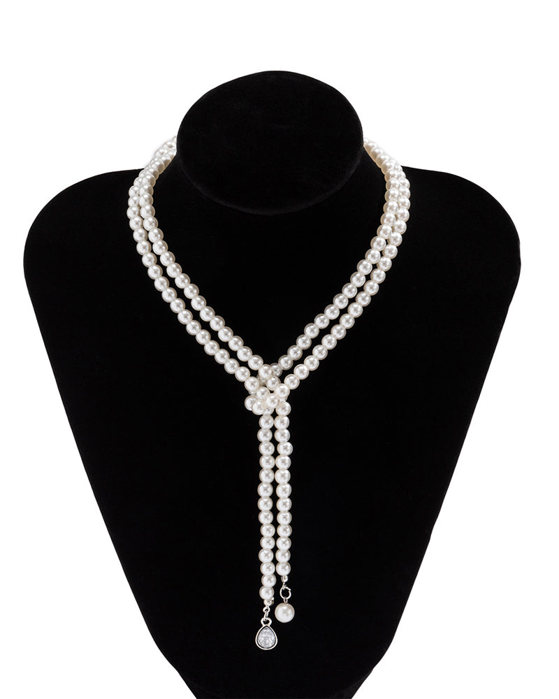 Vintage Pearl Drop Necklace