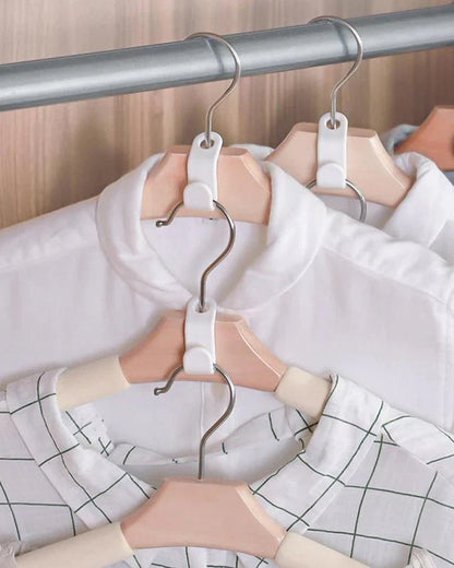 Clothes hanger connection hook