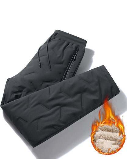 Fleece thickened casual warm sweatpants