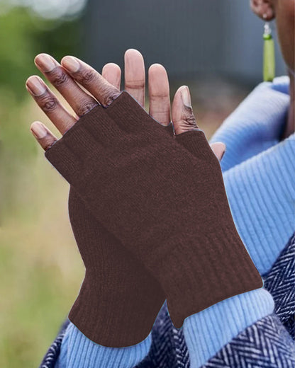 Fingerless unisex thermal gloves
