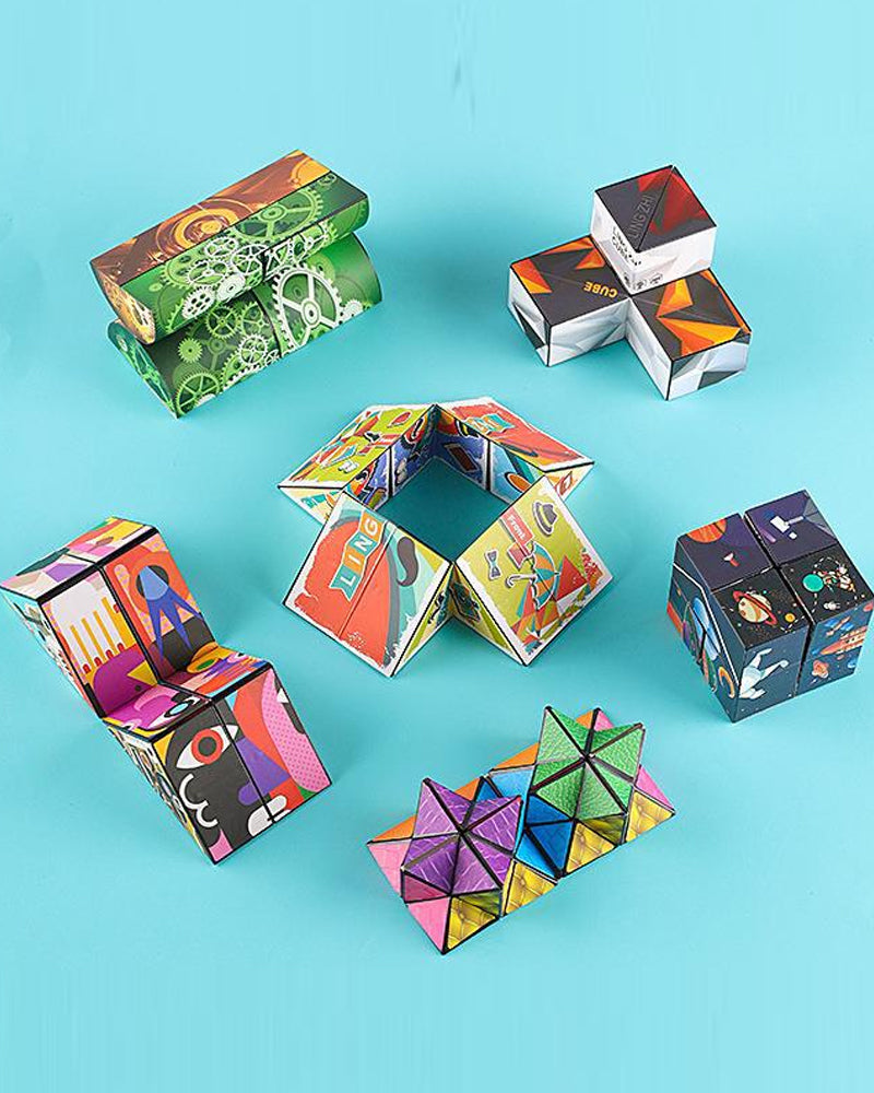 Unusual magical 3D cube