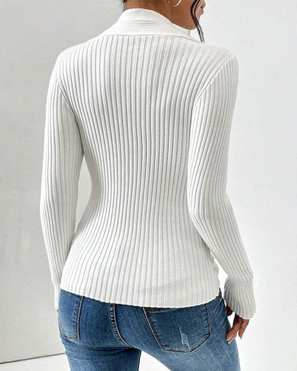 Elegant long-sleeved top