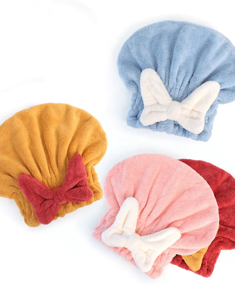 Super absorbent hair towel for wet hair