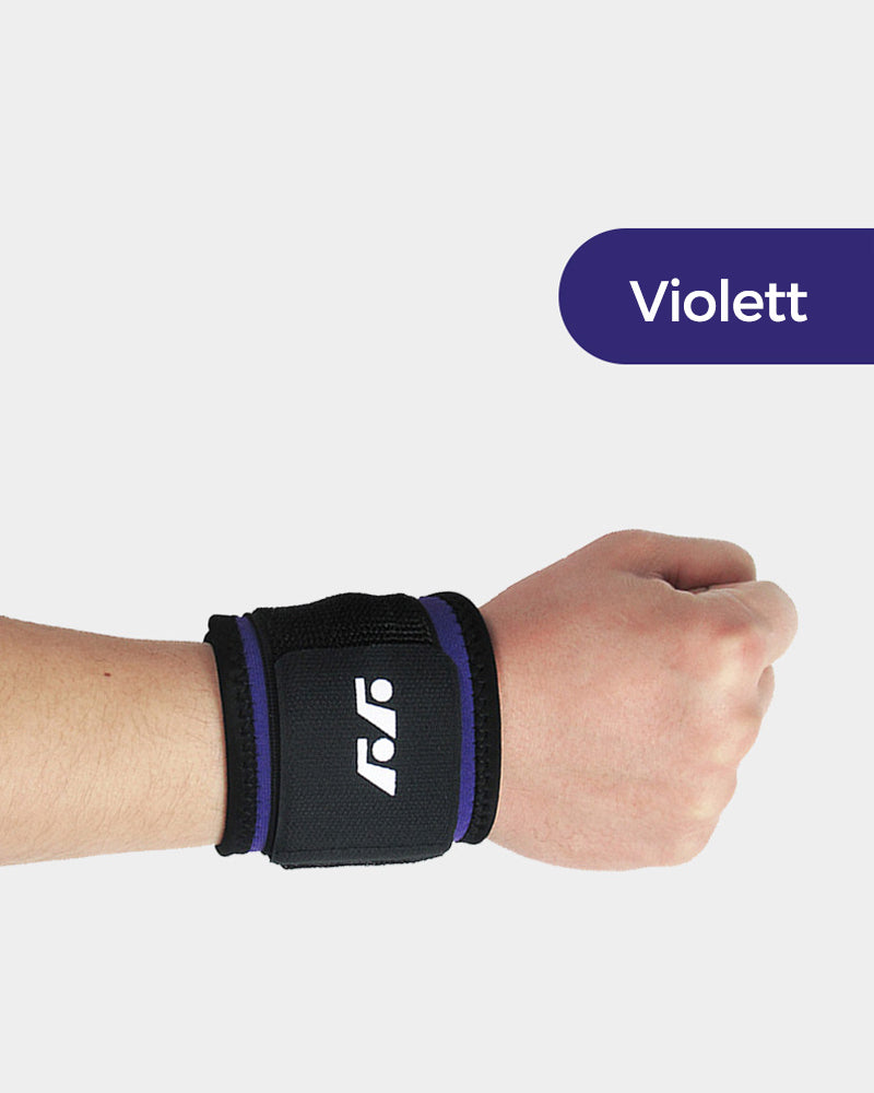 Thinly wrapped compression wrist