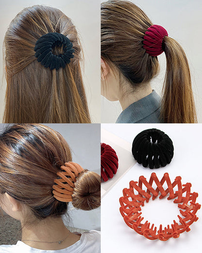 Velvet creative hair clip 