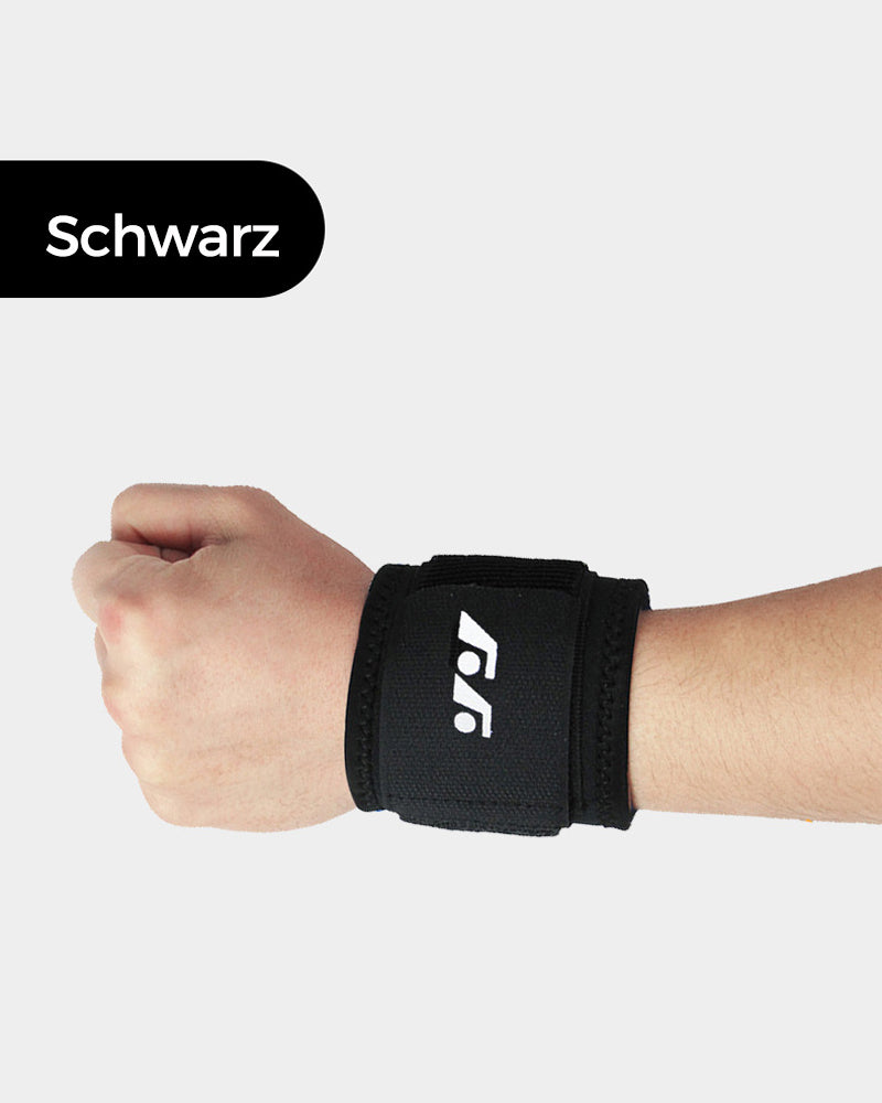 Thinly wrapped compression wrist
