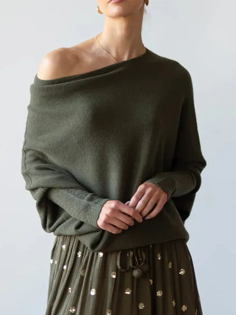 New rib knit sweater for women