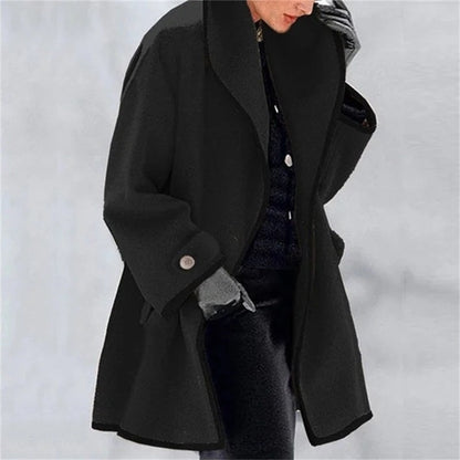 Autumn and winter women's elegant fashion wool coat 