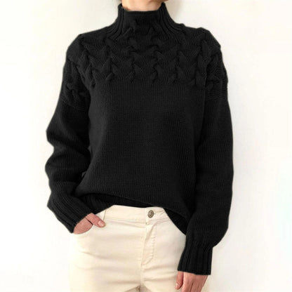 Elegant sweater with a turtleneck