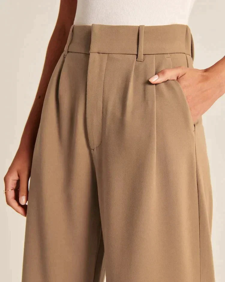 Tailored wide leg trousers