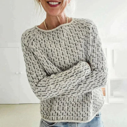 Chic gray sweater with a turtleneck