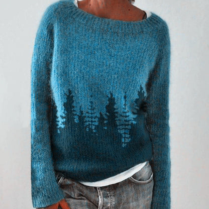 Winter vintage knitted sweater