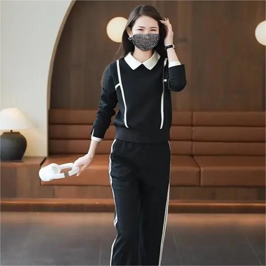 Two piece set for women casual breathable with long sleeves